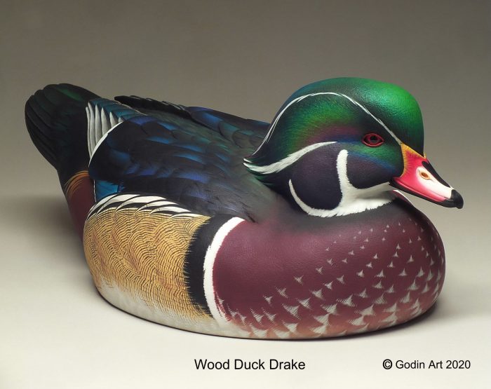 Wood Duck Drake Photo Packet - Godin Art