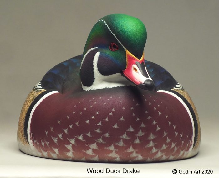 Wood Duck Drake Photo Packet - Godin Art